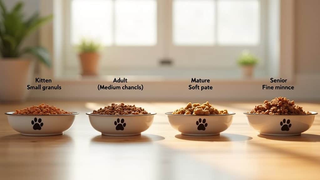 nutritional needs by age