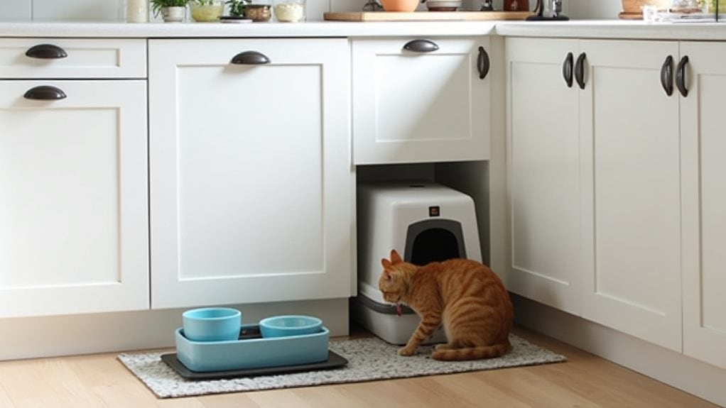 pet safe feeding arrangements