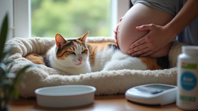 pregnant and nursing cat care