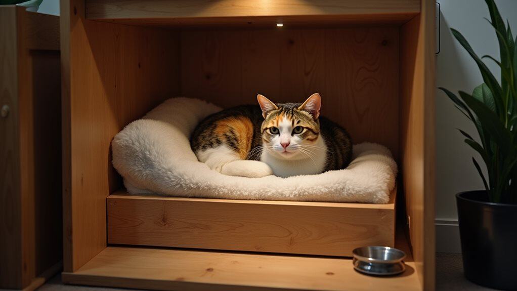 private warm nesting space