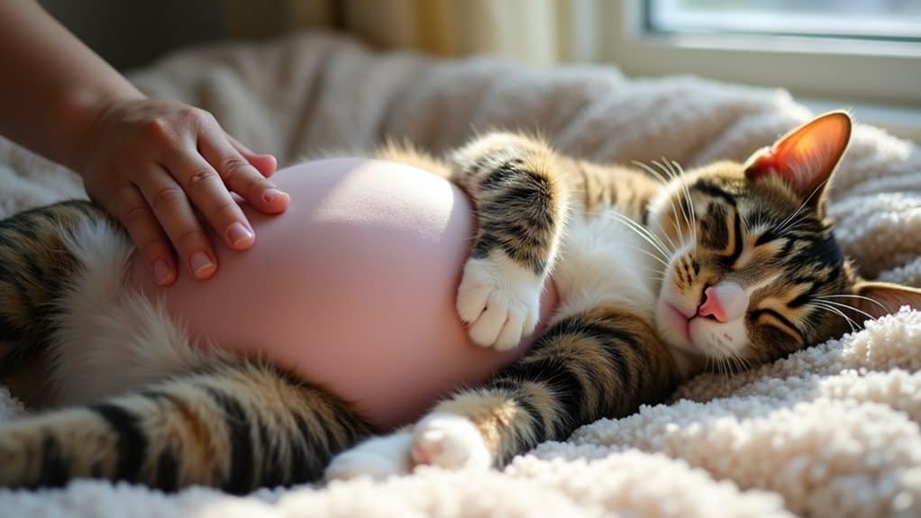 recognizing feline pregnancy signs