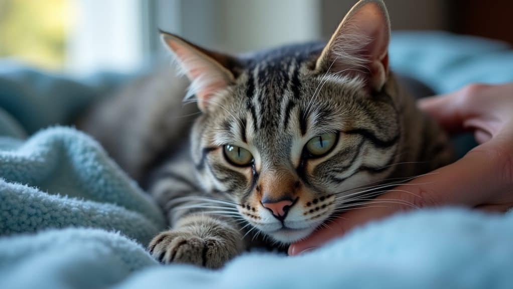 recognizing senior cat discomfort