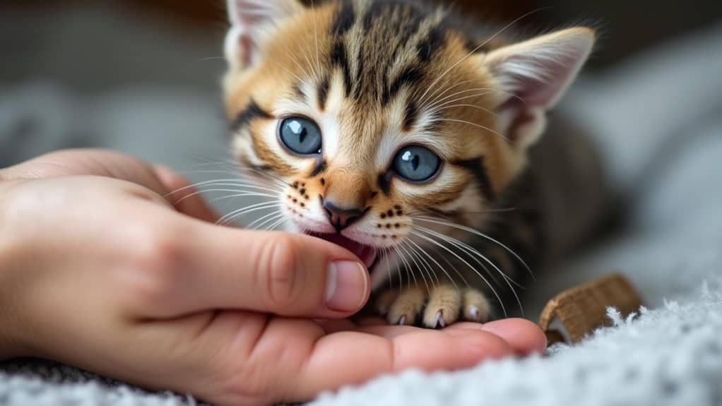 redirect biting to toys