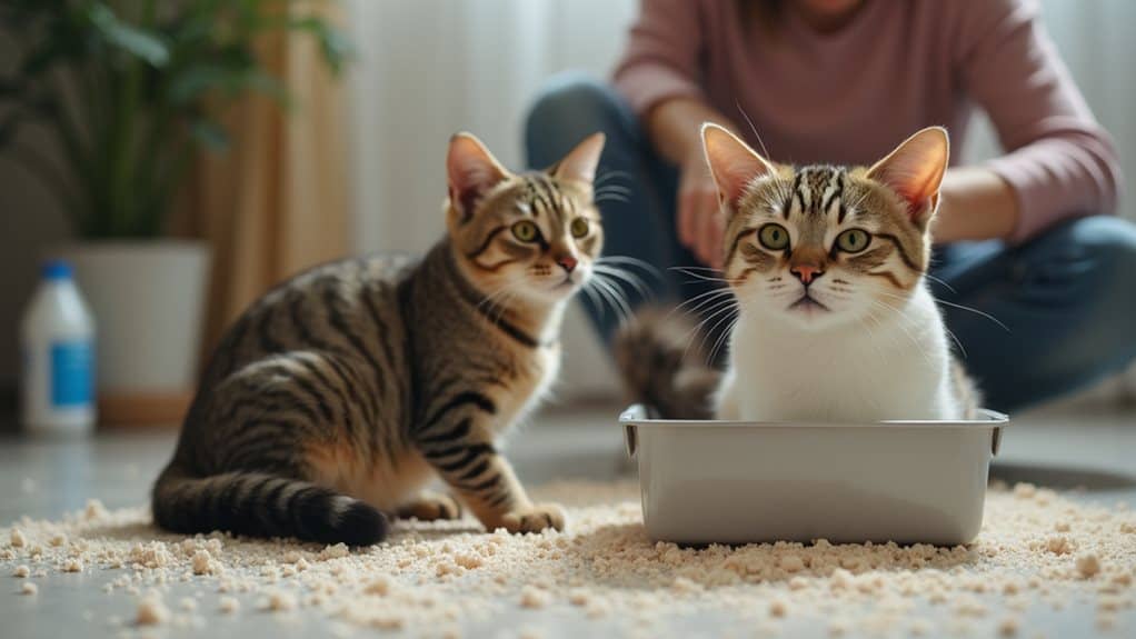 retrain cat litter habits