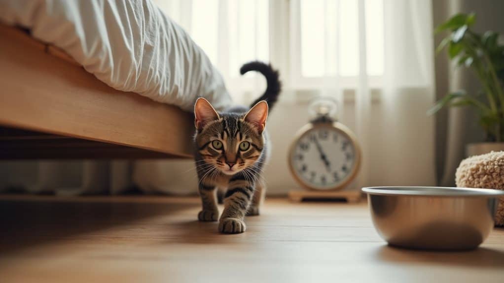 routine reduces cat anxiety