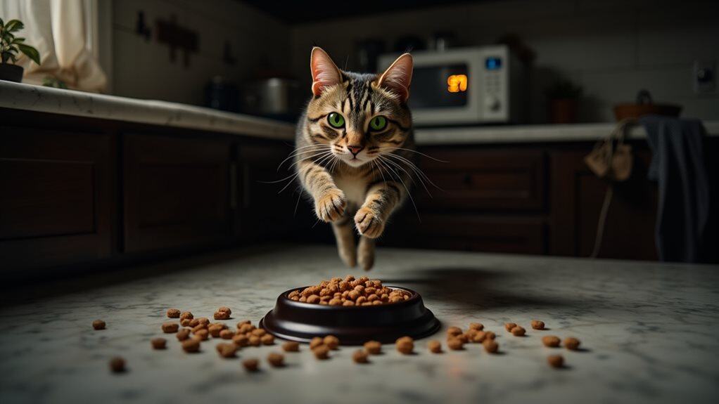 strategic cat feeding schedule