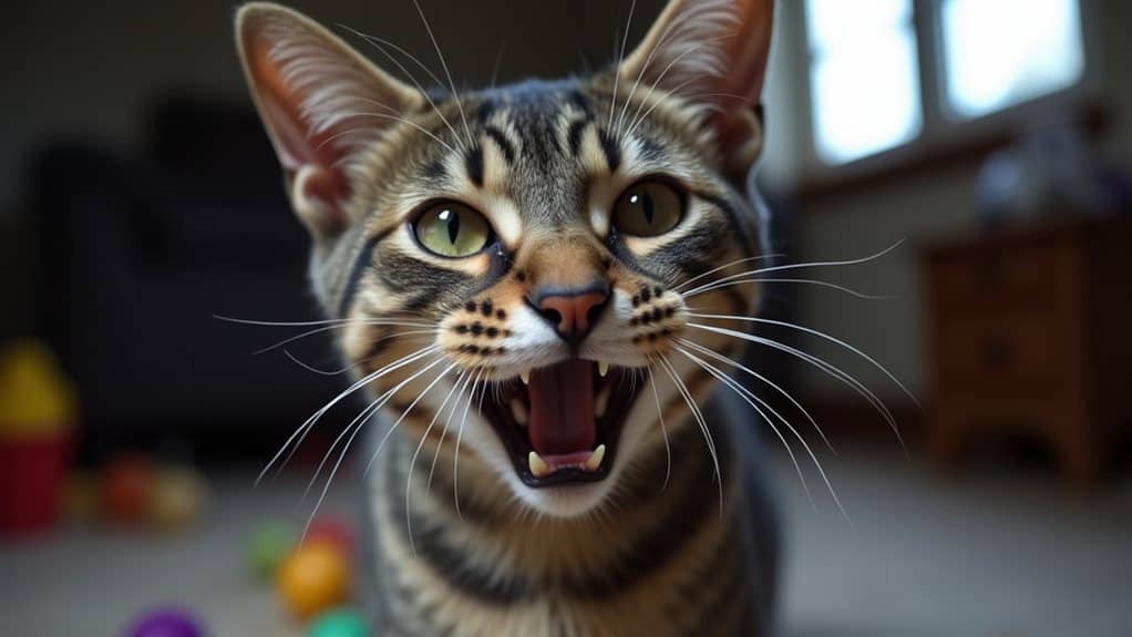 stress related vocalization in cats