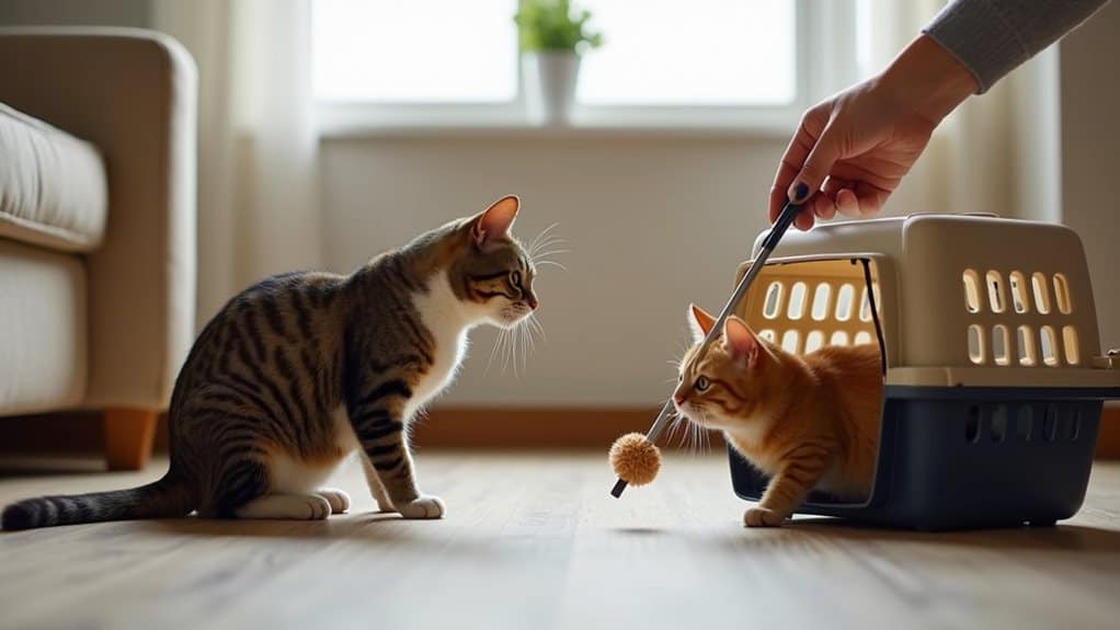 supervised cat introductions safely