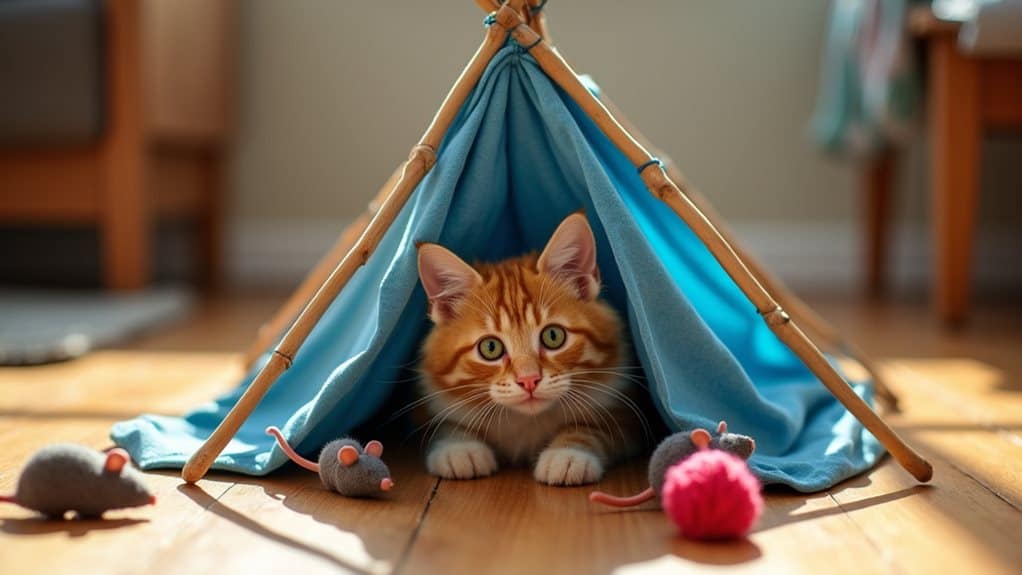 t shirt cat tent creation