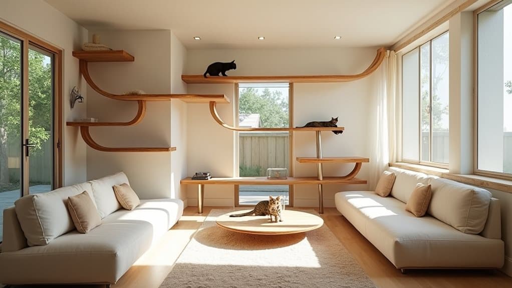weatherproof outdoor cat pathways