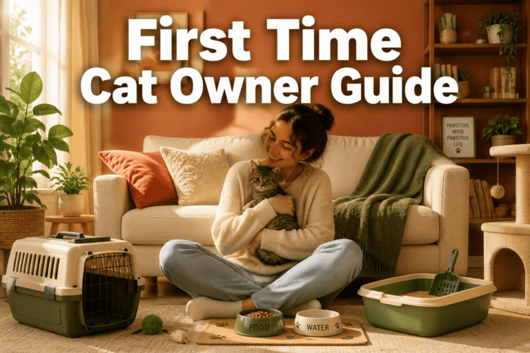 First Time Cat Owner Guide: Everything You Need Before, During, and After Bringing a Cat Home
