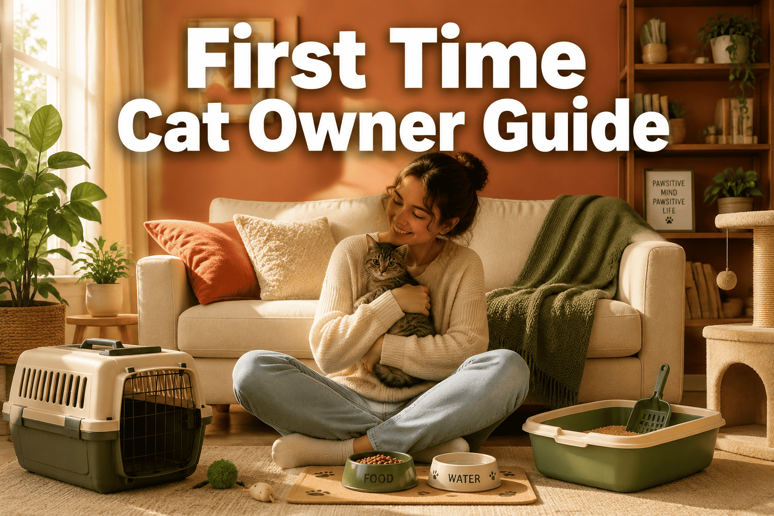 First Time Cat Owner Guide: Everything You Need Before, During, and After Bringing a Cat Home