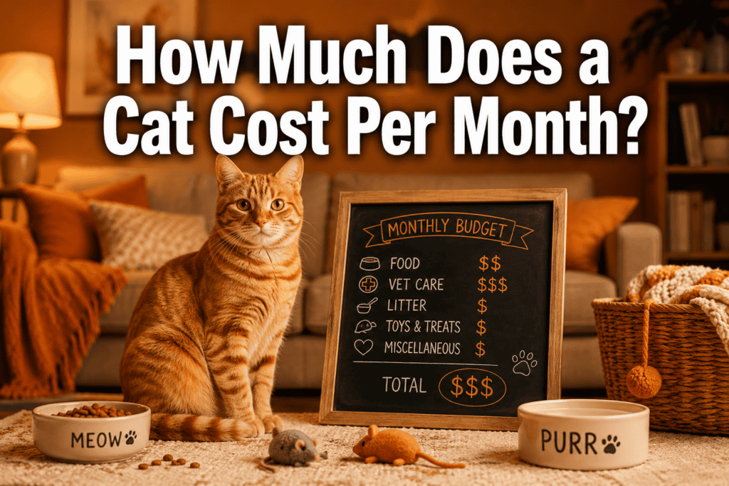 How Much Does a Cat Cost Per Month? Full Cost Breakdown