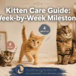 Kitten Care Guide: Week-by-Week Milestones from 8 Weeks to 1 Year